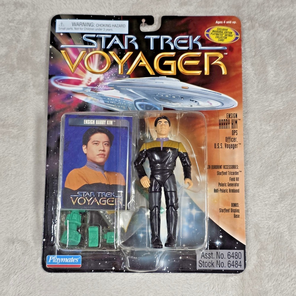Star Trek Voyager Ensign Harry Kim Ops Officer Playmates Action Figure 1995